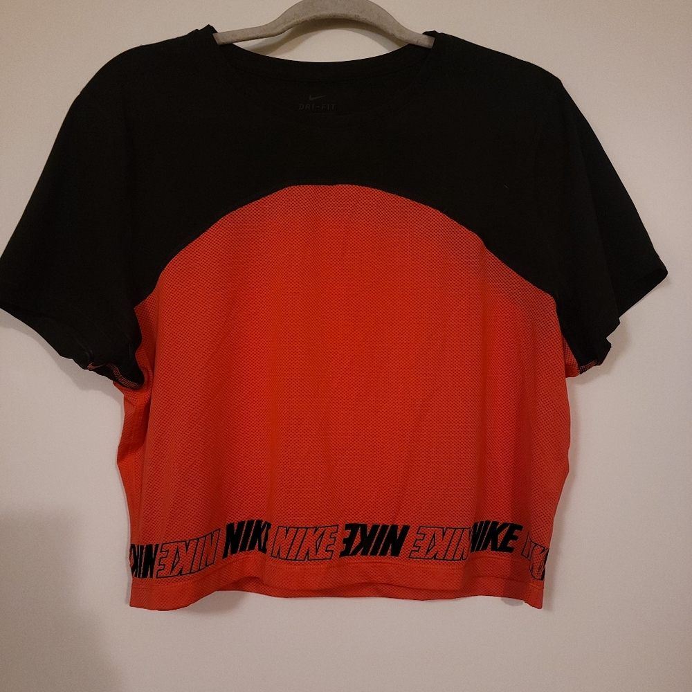 Nike mesh crop top
